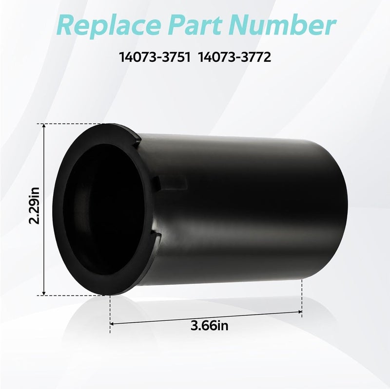 KPALAG 3Pcs Intake Duct Flame Arrestor Bellows Compatible with Kawasaki PWC 900 1100 ZHI STX ZXI STS 1996-2003 Replace#：14073-3751 14073-3772 - Image 4